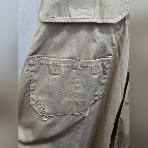 Magellan Outdoors Men's Tan Long Sleeve Fish Gear 2xl - Picture 10 of 15